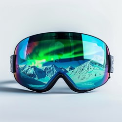 ski goggle woman
