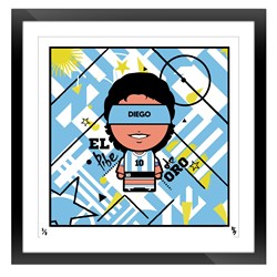litho Diego Maradona