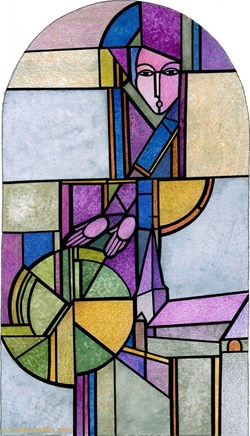 L'église de Wéris - Dessin final