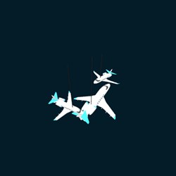 Avions suspendus - Décoration