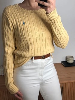 Pull Ralph Lauren jaune | 40 €