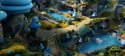 The smurf village
