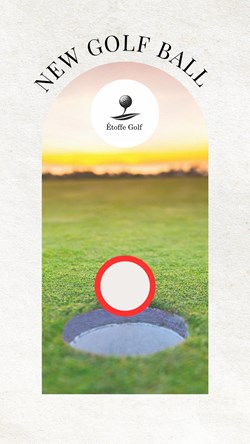 New golf ball