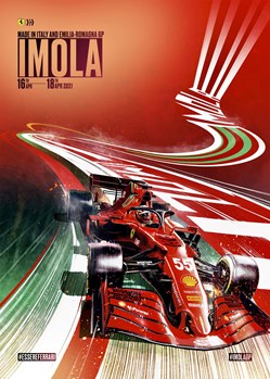 Car poster red