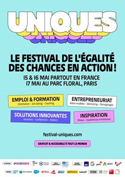 Affiche | Le 1er festival de l'égalité des chances en action