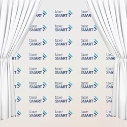 TaxeSmart logo wall