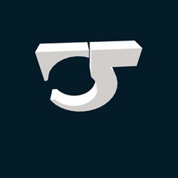 White logo console