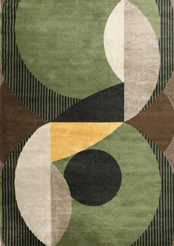 green rug