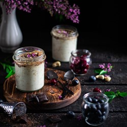 Violet Blossom Porridge