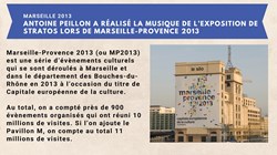 Antoine Peillon a réalisé la Musique de l’Exposition de Stratos