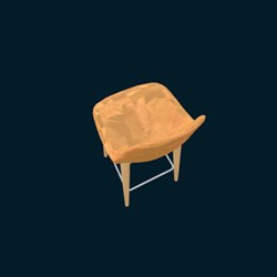 Tabouret Velvet Stool