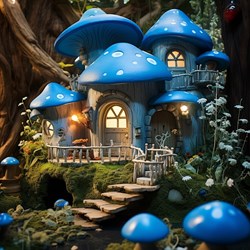 Smurf village house