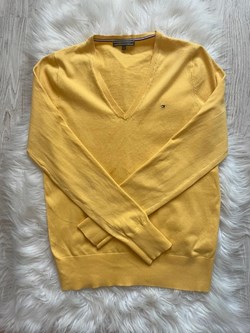 Pull Tommy Hilfiger jaune | 20 €