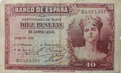 10 pesetas