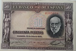 50 pesetas