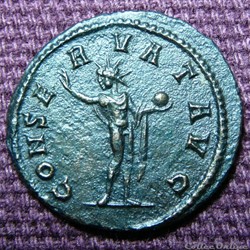 Probus Ticinum RIC 578 var. (denier)