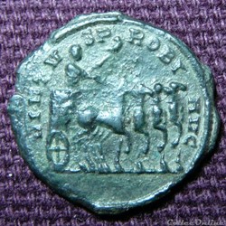Probus Siscia RIC 822 var. (denier inédit)