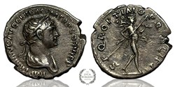 Trajan denarius with Mars