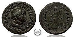 Dupondius of Vespasian (Felicitas)