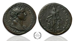 Dupondius of Trajan cited in Prof. Woytek's catalog, ALIM(ENTA) ITAL(IAE)