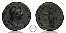 Hadrian's As with his wife Vibia Sabina