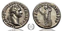 Domitian denarius (Minerva)