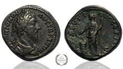 Marcus Aurelius Sestertius (Salus)