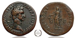 Marcus Cocceius Nerva Sestertius (LIBERTAS)