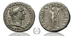 Denarius of Trajan (Virtus)