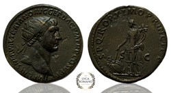 Trajan dupondius (Pax), cited in Prof. Woytek's catalog, minted in Rome 104/105-107