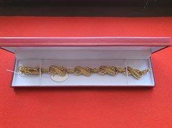 Bracelet Dragon or 18 carats