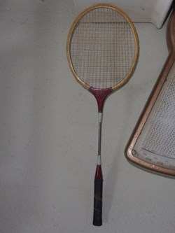 Raquette de badminton CSI vintage, 1985