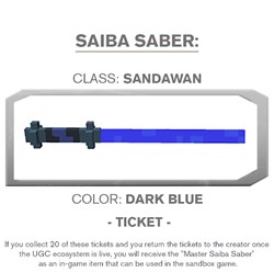 Saiba Saber - Sandawan - dark blue - Ticket