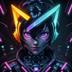 Metagellan logo | Cyber girl