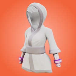 MVMF22 White Rabbit Coat