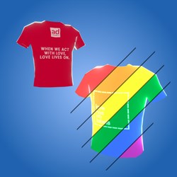 No Labels Rainbow Tee