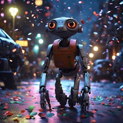 Pluie de confettis