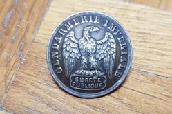 Bouton Gendarmerie Impériale second empire