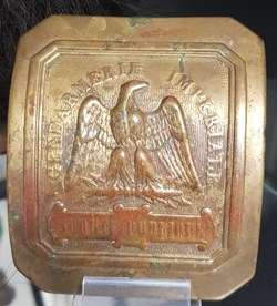 Plaque de baudrier - Gendarmerie Départementale - Modèle 1854