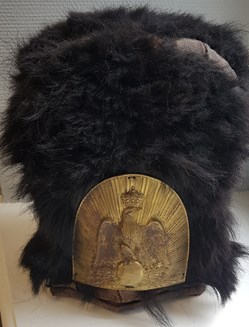 Bonnet à poil des gendarmes de la garde impériale