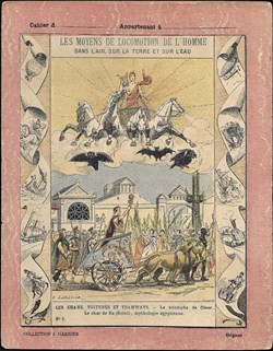 protège cahier - le triomphe de CESAR .