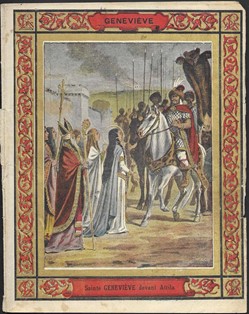 protège cahier - ATTILA sainte GENEVIEVE