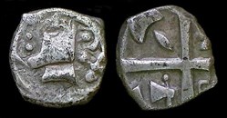 drachme à la tête cubiste . S 29