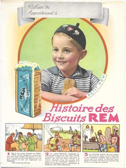 protège cahier - biscuit REM
