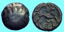 quart de statère aux segments de cercles - 18 var