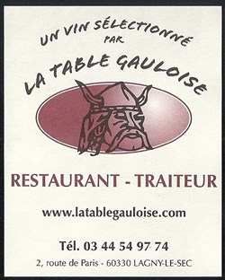 vin - la table gauloise