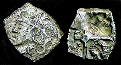 ajout de métal - RUTENES drachme type de GOUTRENS
