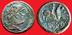 TITIAKOS as de bronze au cavalier
