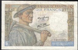 10 francs ( mineur ) - type 1941
