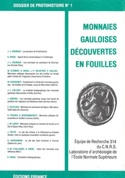monnaies gauloises découvertes en fouilles